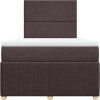 Box spring postel s matrací 120x200 cm textil [3294317] (Barva Tmavě šedá)