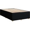 Box spring postel s matrací 120x200 cm textil [3287425] (Barva Černá)