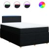 Box spring postel s matrací 120x200 cm textil [3289718] (Barva Černá)