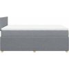 Box spring postel s matrací 120x200 cm textil [3289718] (Barva Černá)