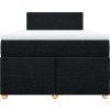 Box spring postel s matrací 120x200 cm textil [3286643] (Barva Tmavě hnědá)