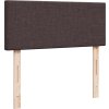 Box spring postel s matrací 120x200 cm textil [3286643] (Barva Tmavě hnědá)