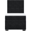 Box spring postel s matrací 100x200 cm samet [3290835] (Barva Tmavě šedá)