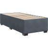 Box spring postel s matrací 100x200 cm samet [3290835] (Barva Tmavě šedá)