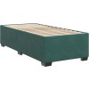 Box spring postel s matrací 100x200 cm samet [3290849] (Barva Tmavě zelená)