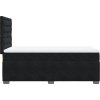 Box spring postel s matrací 100x200 cm samet [3290849] (Barva Tmavě zelená)