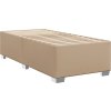 Box spring postel s matrací 100x200 cm umělá kůže [3290709] (Barva Bílá)