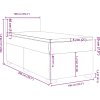 Box spring postel s matrací 100x200 cm samet [3286232] (Barva Modrá)