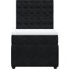 Box spring postel s matrací 100x200 cm samet [3292277] (Barva Tmavě zelená)