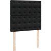 Box spring postel s matrací 100x200 cm samet [3292277] (Barva Tmavě zelená)