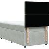 Box spring postel s matrací 100x200 cm samet [3292277] (Barva Tmavě zelená)