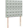 Box spring postel s matrací 100x200 cm samet [3292277] (Barva Tmavě zelená)