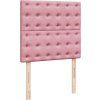 Box spring postel s matrací 100x200 cm samet [3292277] (Barva Tmavě zelená)