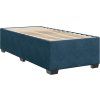 Box spring postel s matrací 90x200 cm samet [3286211] (Barva Tmavě šedá)