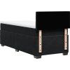 Box spring postel s matrací 90x200 cm samet [3286211] (Barva Tmavě šedá)