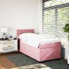 Box spring postel s matrací 90x200 cm samet [3286211] (Barva Tmavě šedá)