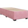 Box spring postel s matrací 90x200 cm samet [3286211] (Barva Tmavě šedá)