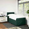 Box spring postel s matrací 90x200 cm samet [3286211] (Barva Tmavě šedá)