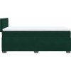 Box spring postel s matrací 90x200 cm samet [3286211] (Barva Tmavě šedá)