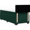 Box spring postel s matrací 90x200 cm samet [3286211] (Barva Tmavě šedá)