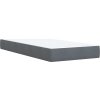 Box spring postel s matrací 90x200 cm samet [3287638] (Barva Světle šedá)