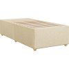 Box spring postel s matrací 90x200 cm textil [3293458] (Barva Černá)