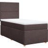 Box spring postel s matrací 90x200 cm textil [3293458] (Barva Černá)