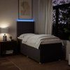 Box spring postel s matrací 90x200 cm textil [3293458] (Barva Černá)