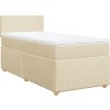 Box spring postel s matrací 90x200 cm textil [3286560] (Barva Taupe)