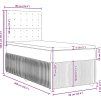 Box spring postel s matrací 90x200 cm samet [3294550] (Barva Světle šedá)