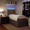 Box spring postel s matrací 90x200 cm samet [3294550] (Barva Světle šedá)
