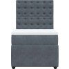 Box spring postel s matrací 90x200 cm samet [3294550] (Barva Světle šedá)