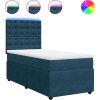 Box spring postel s matrací 90x200 cm samet [3294550] (Barva Světle šedá)