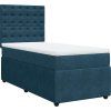 Box spring postel s matrací 90x200 cm samet [3294550] (Barva Světle šedá)