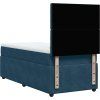 Box spring postel s matrací 90x200 cm samet [3294550] (Barva Světle šedá)
