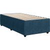 Box spring postel s matrací 90x200 cm samet [3294550] (Barva Světle šedá)