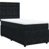 Box spring postel s matrací 90x200 cm samet [3294550] (Barva Světle šedá)