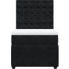 Box spring postel s matrací 90x200 cm samet [3294550] (Barva Světle šedá)