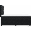 Box spring postel s matrací 90x200 cm samet [3294550] (Barva Světle šedá)
