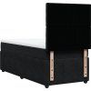 Box spring postel s matrací 90x200 cm samet [3294550] (Barva Světle šedá)
