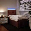 Box spring postel s matrací 90x200 cm samet [3294550] (Barva Světle šedá)