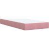 Box spring postel s matrací 90x200 cm samet [3294550] (Barva Světle šedá)