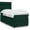 Box spring postel s matrací 90x200 cm samet [3294550] (Barva Světle šedá)