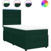 Box spring postel s matrací 90x200 cm samet [3294550] (Barva Světle šedá)