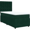 Box spring postel s matrací 90x200 cm samet [3294550] (Barva Světle šedá)