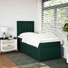Box spring postel s matrací 90x200 cm samet [3294550] (Barva Světle šedá)