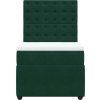 Box spring postel s matrací 90x200 cm samet [3294550] (Barva Světle šedá)