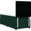Box spring postel s matrací 90x200 cm samet [3294550] (Barva Světle šedá)