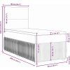 Box spring postel s matrací 90x200 cm samet [3294533] (Barva Tmavě šedá)