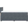 Box spring postel s matrací 90x200 cm samet [3289936] (Barva Modrá)